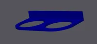 2 Holes 0.2mm layer, 2 walls, 10% infill