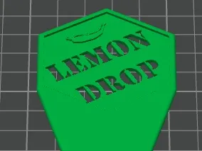 Chili Schild Lemon Drop