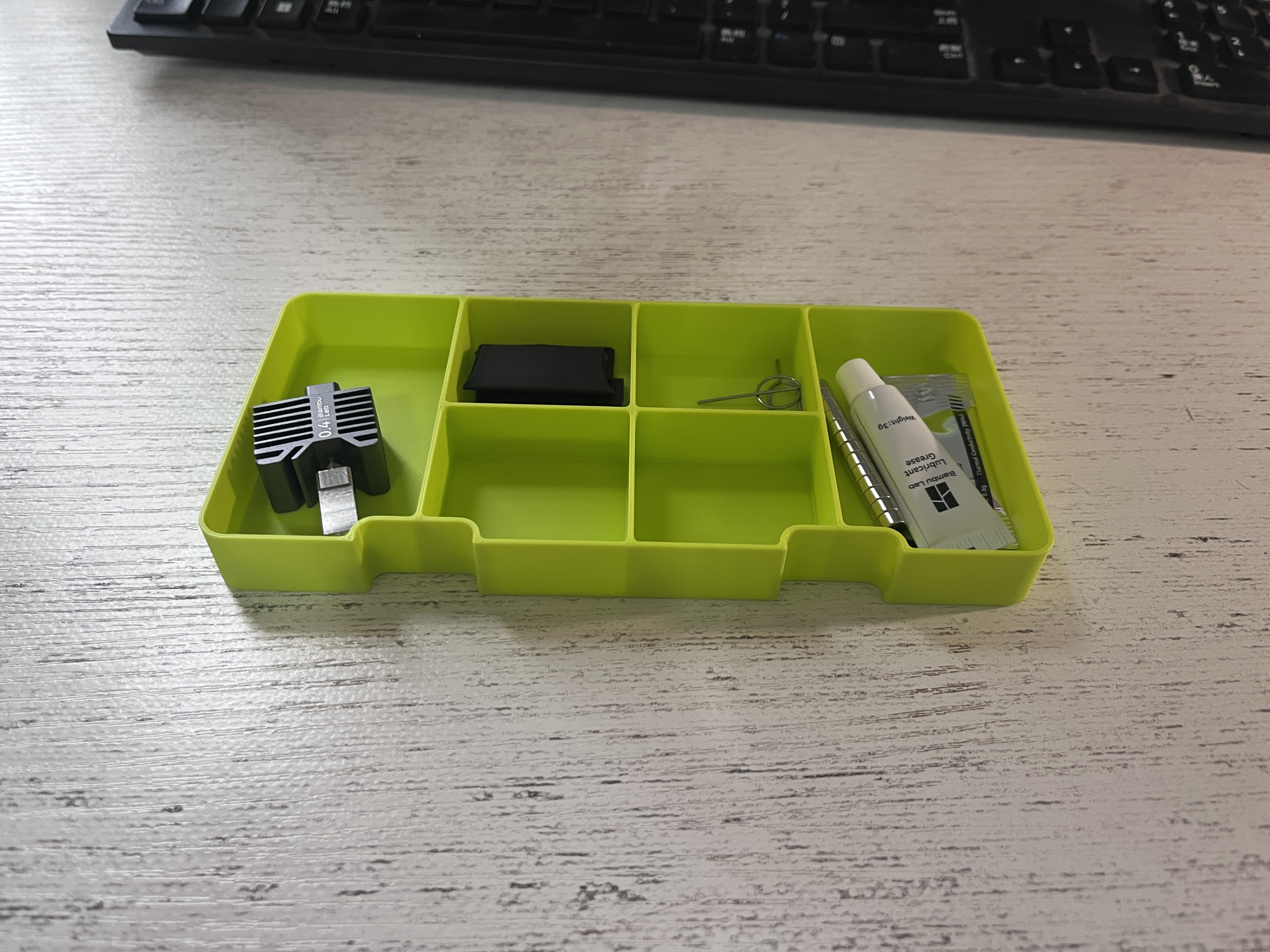 Miniatura 4 do modelo 3D 模块化一体打印弹性卡扣零件收纳盒（无需支撑无需组装无需五金）
