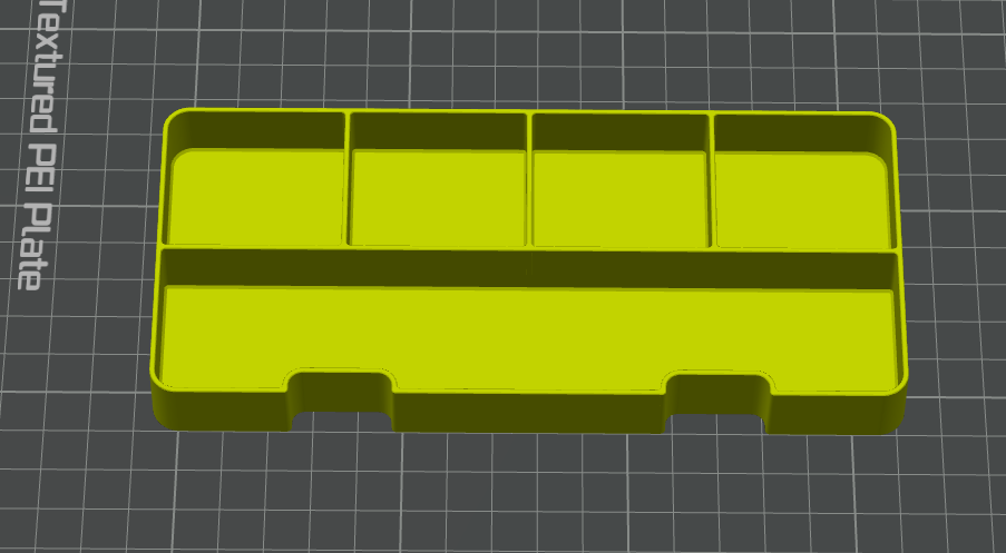 Miniatura 6 do modelo 3D 模块化一体打印弹性卡扣零件收纳盒（无需支撑无需组装无需五金）