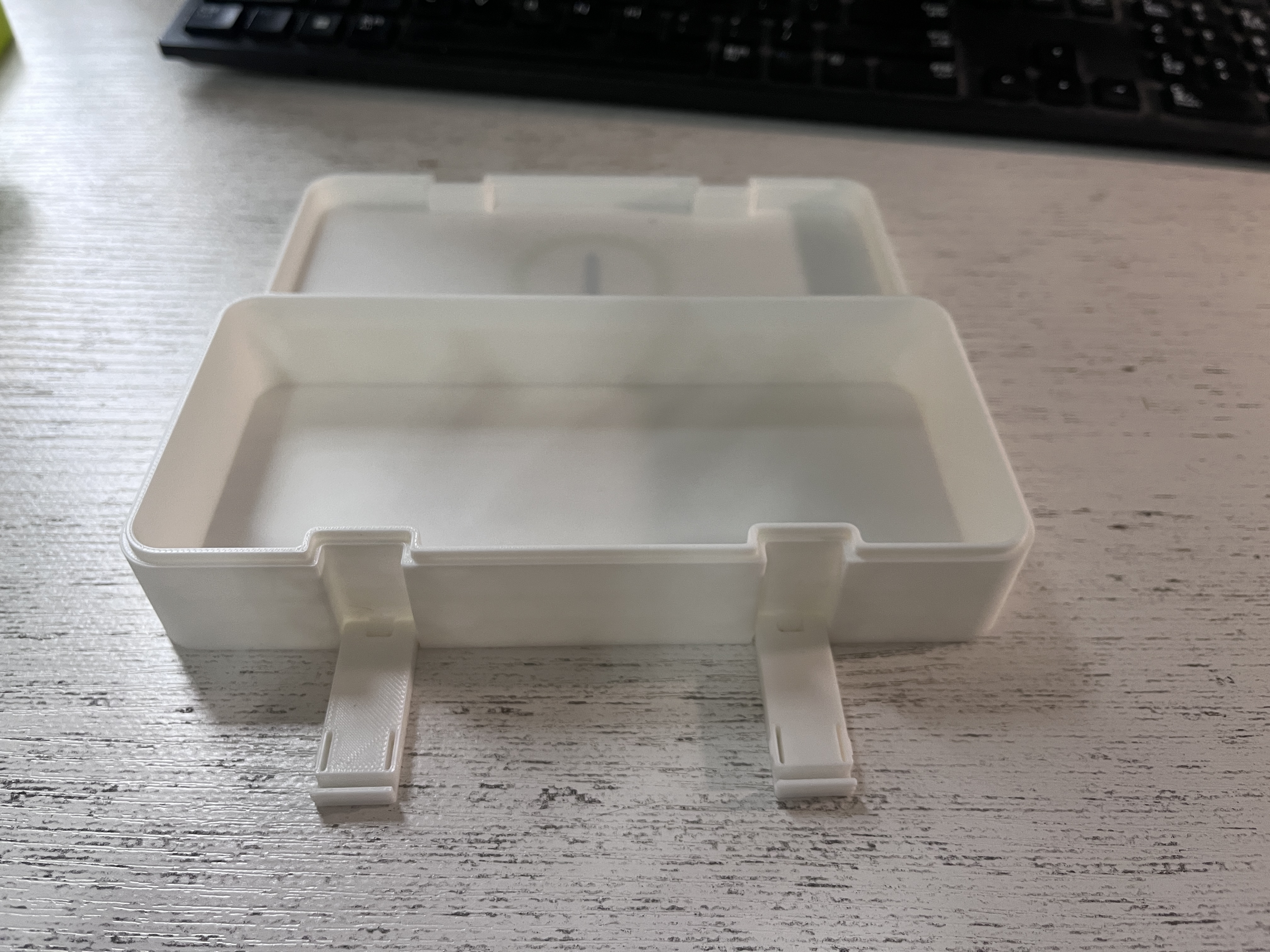 Miniatura 2 do modelo 3D 模块化一体打印弹性卡扣零件收纳盒（无需支撑无需组装无需五金）