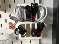 Range-câbles USB profond pour panneau Skadis — photo 1