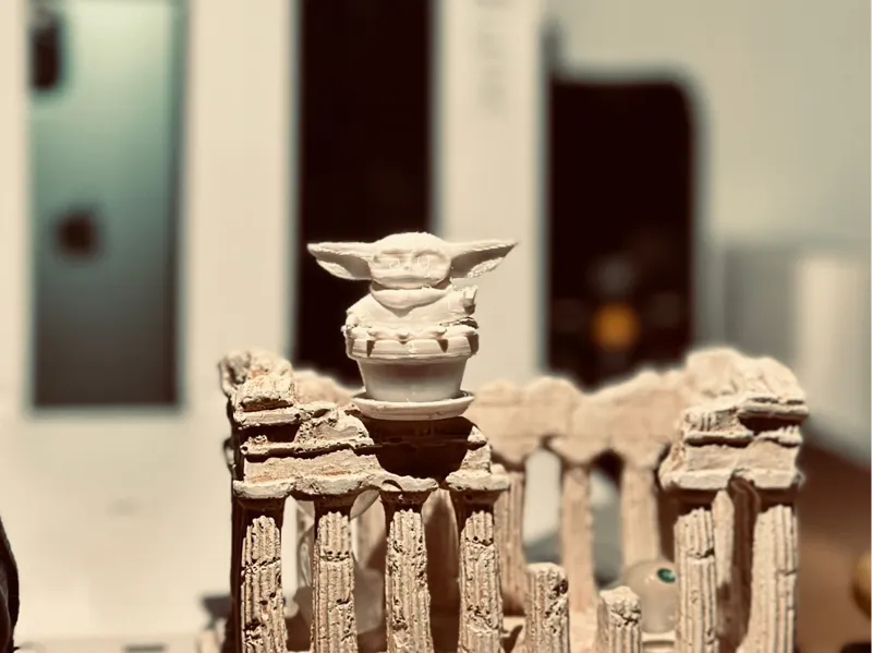 Last filament baby yoda in plant