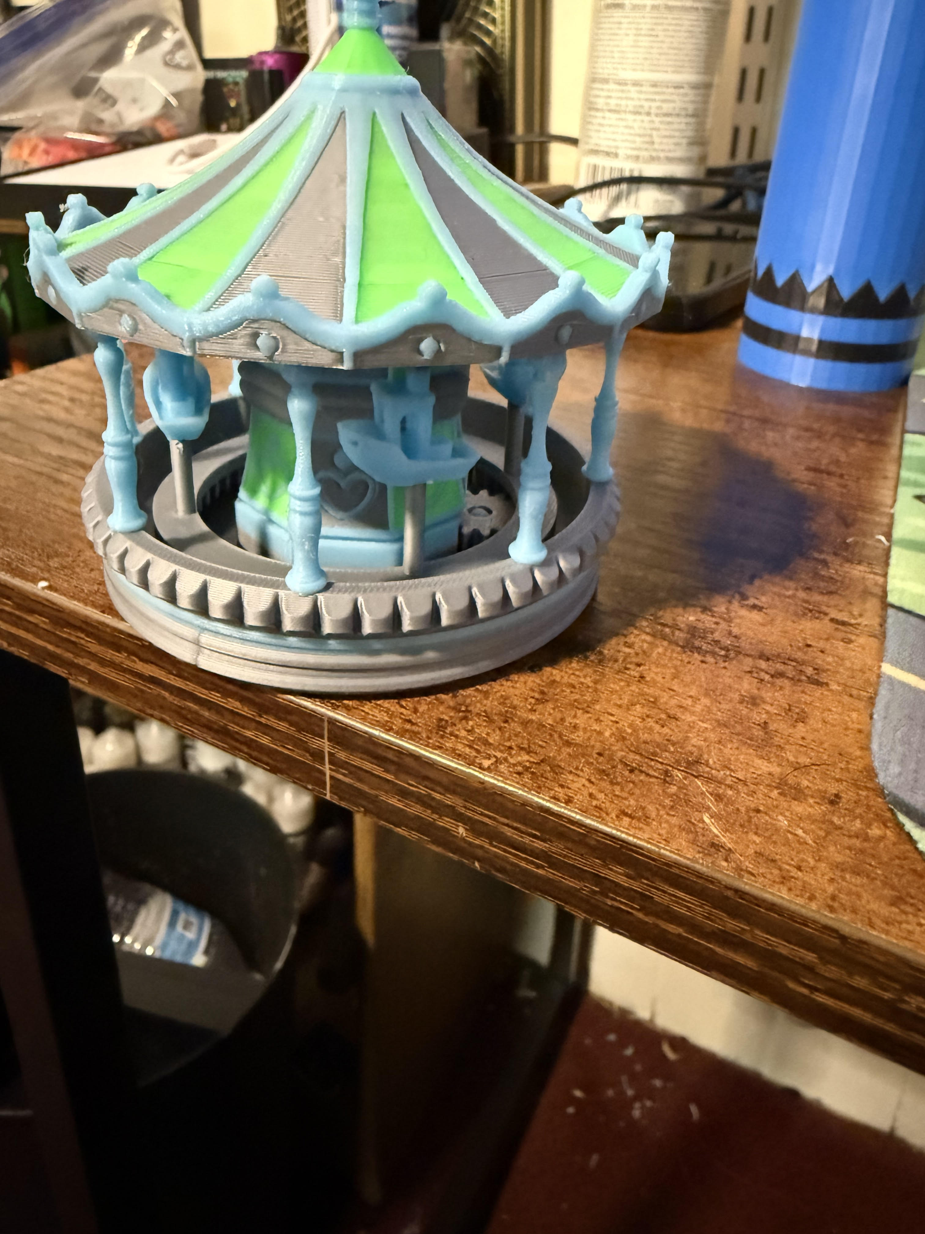 Miniatura 5 do modelo 3D carousel / merry go round