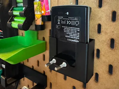 Ikea Skadis Amazon Battery Charger holder