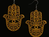 Boucles d'oreilles motif symbolique — photo 1
