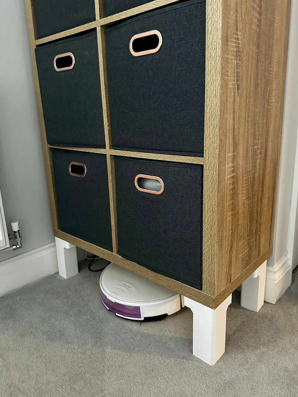 IKEA Kallax Cube Unit Leg (18cm) for robot vacuum by James Holmes ...
