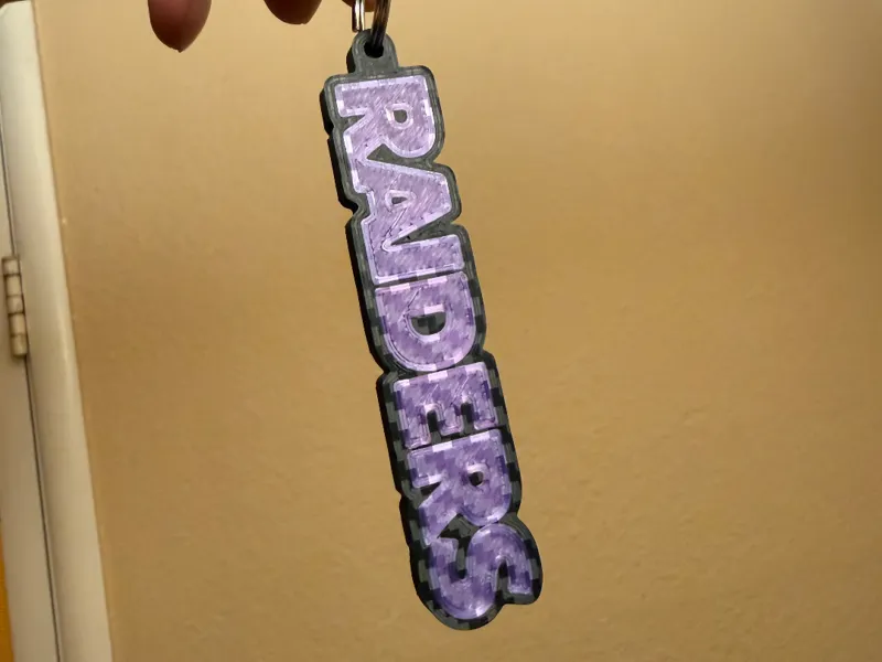 Raiders keychain