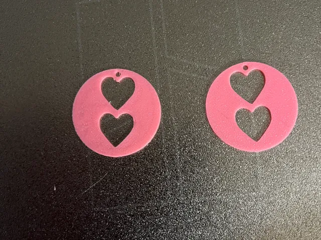 heart earrings