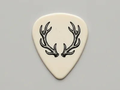 Guitarpick Deer Antler