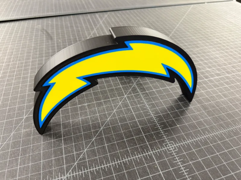 Los Angeles Chargers Bolt Logo Lightbox