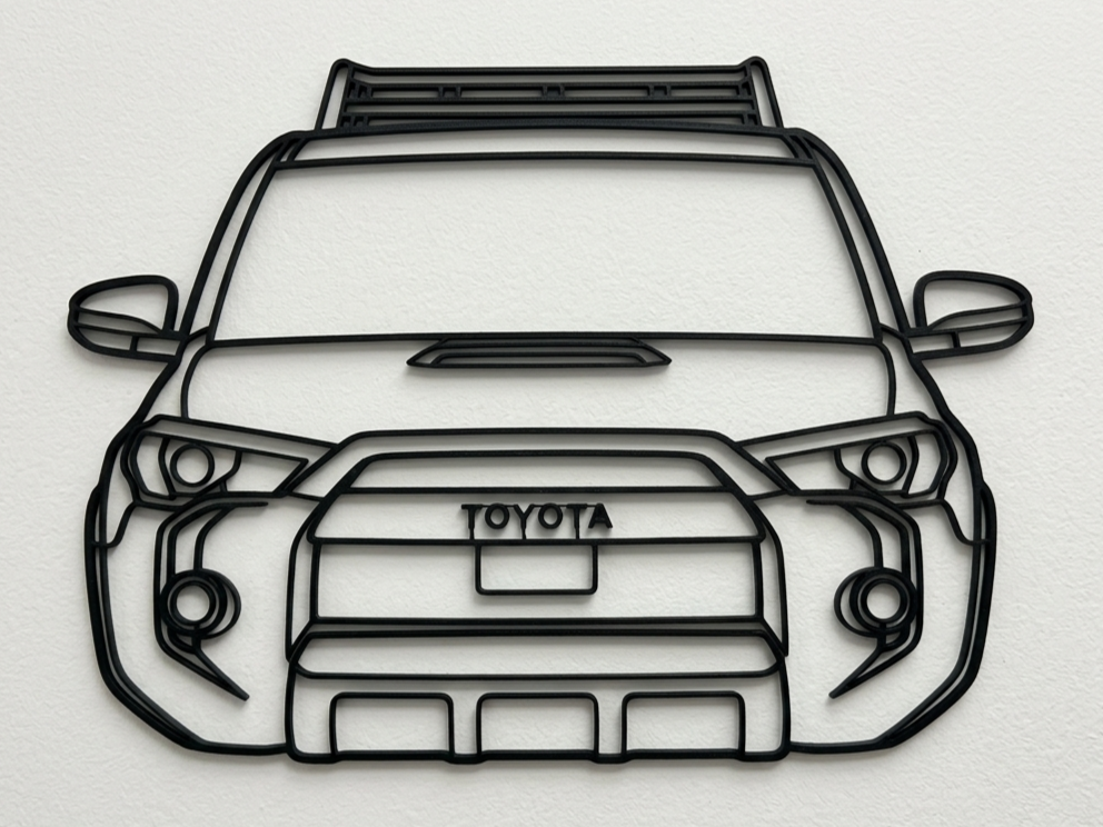 Toyota 4Runner 5th Gen TRD Pro Front Wall Art