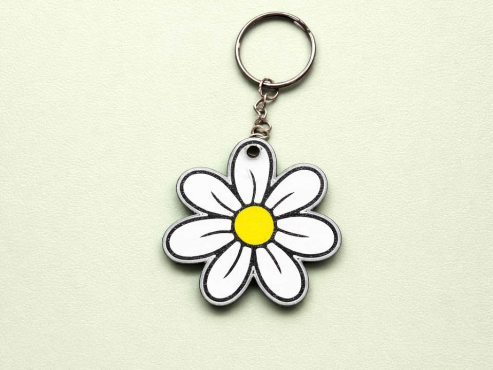 daisy keychain