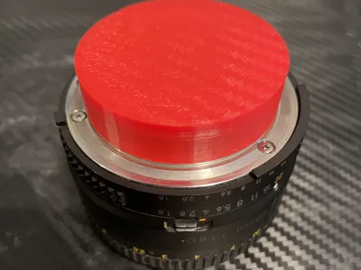 Nikon F mount lens cap
