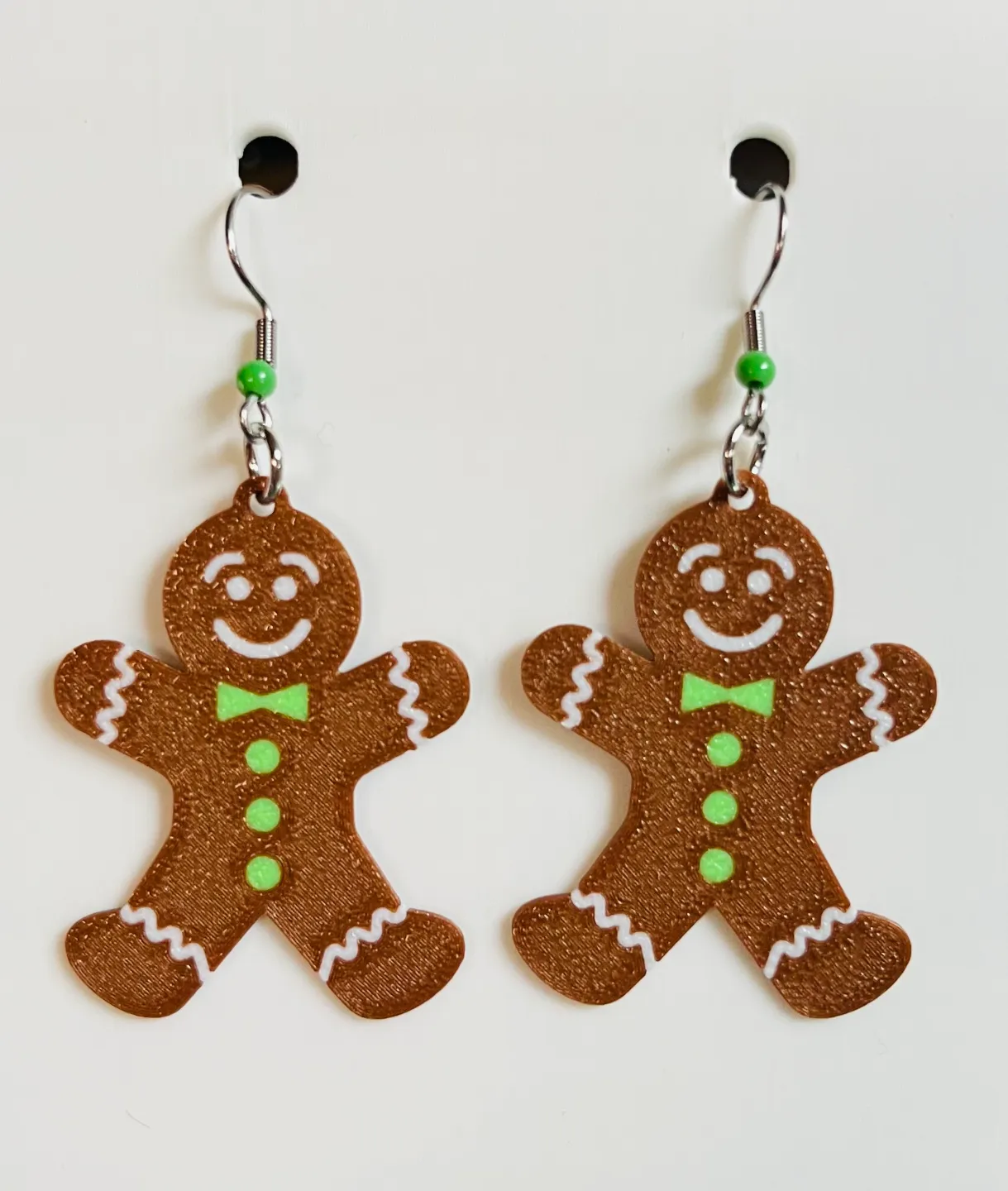 Christmas Earring - Gingerbread Man view 2