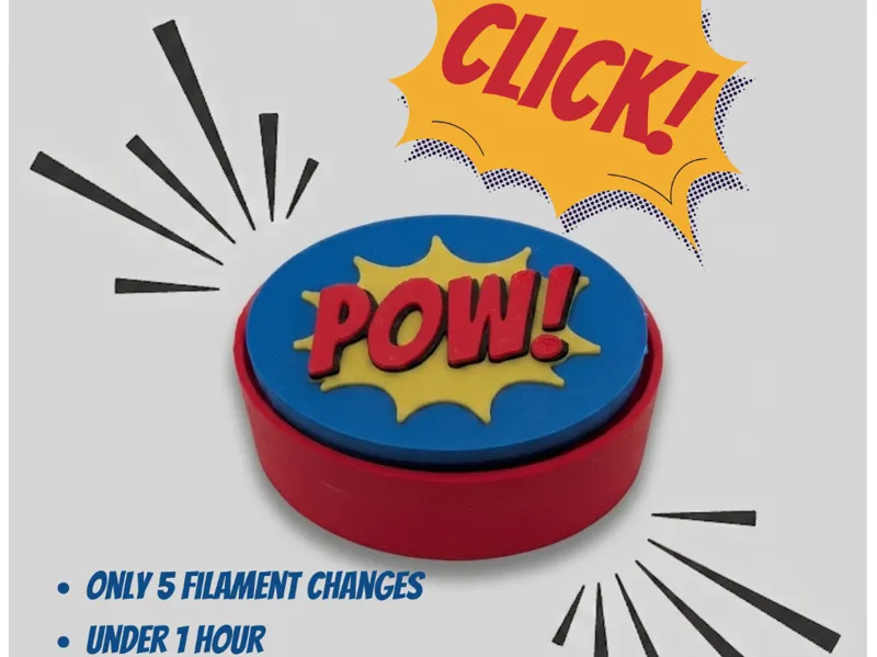 Retro Comic POW Clicker