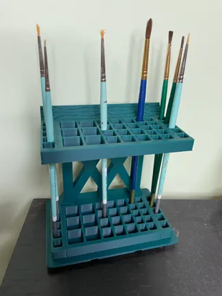 Gridfinity Paint Brush Holder Extended - 3x2