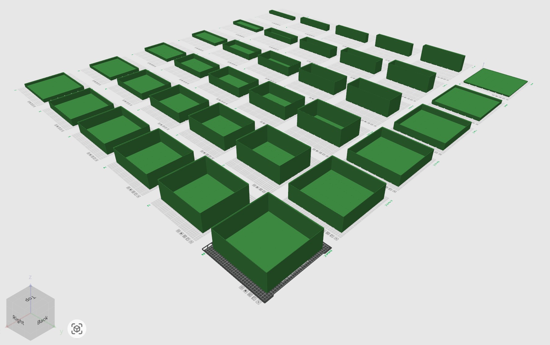 Miniatura 5 do modelo 3D Tough Gridfinity Bin Collection