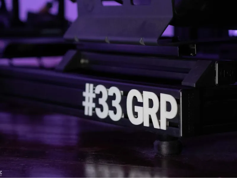 Driver Letters for 8040 Sim Rig Aluminum Profiles