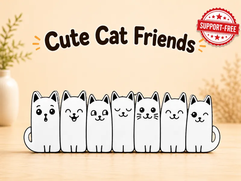 Cute Cat Friends