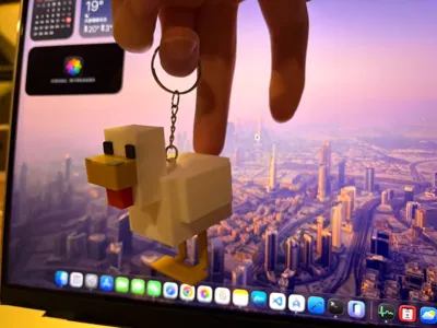 Minecraft Chicken Key Holder