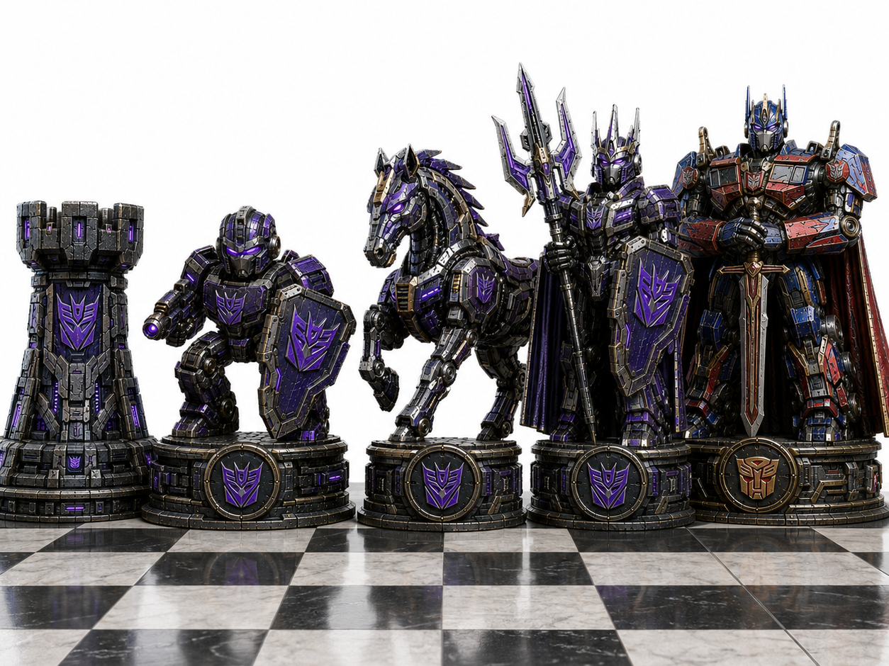 TRANSFORMERS CHESS SET