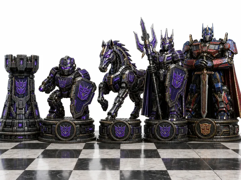 TRANSFORMERS CHESS SET