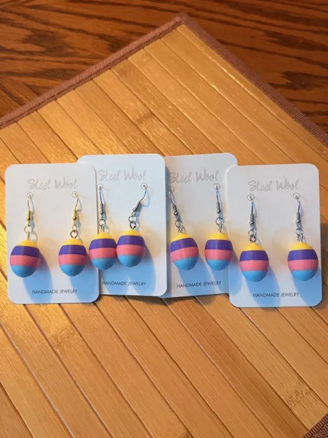 Cute Easter Egg Earrings (.2 Nozzle Optimized) view 2