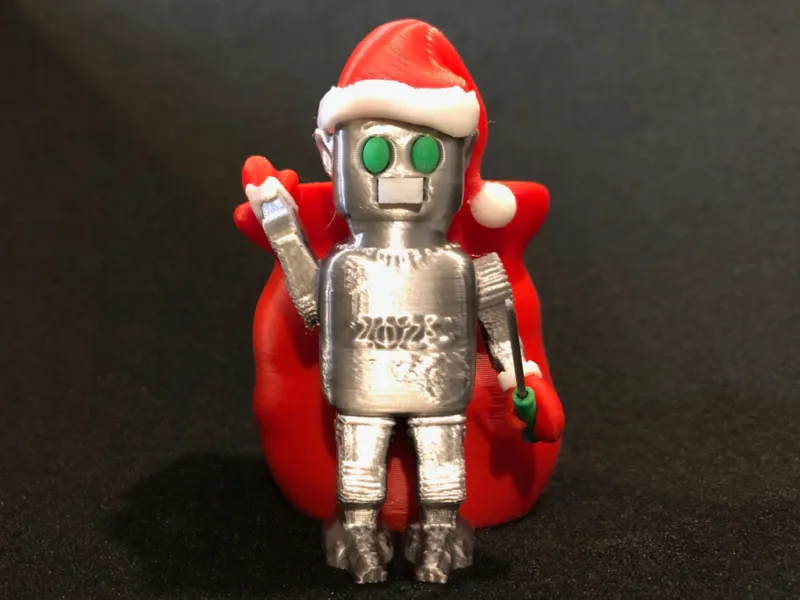 Zozs the RobotElf (figurine, extra battery holder)