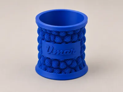Pen Holder #17 | Textured | Custom Name Band