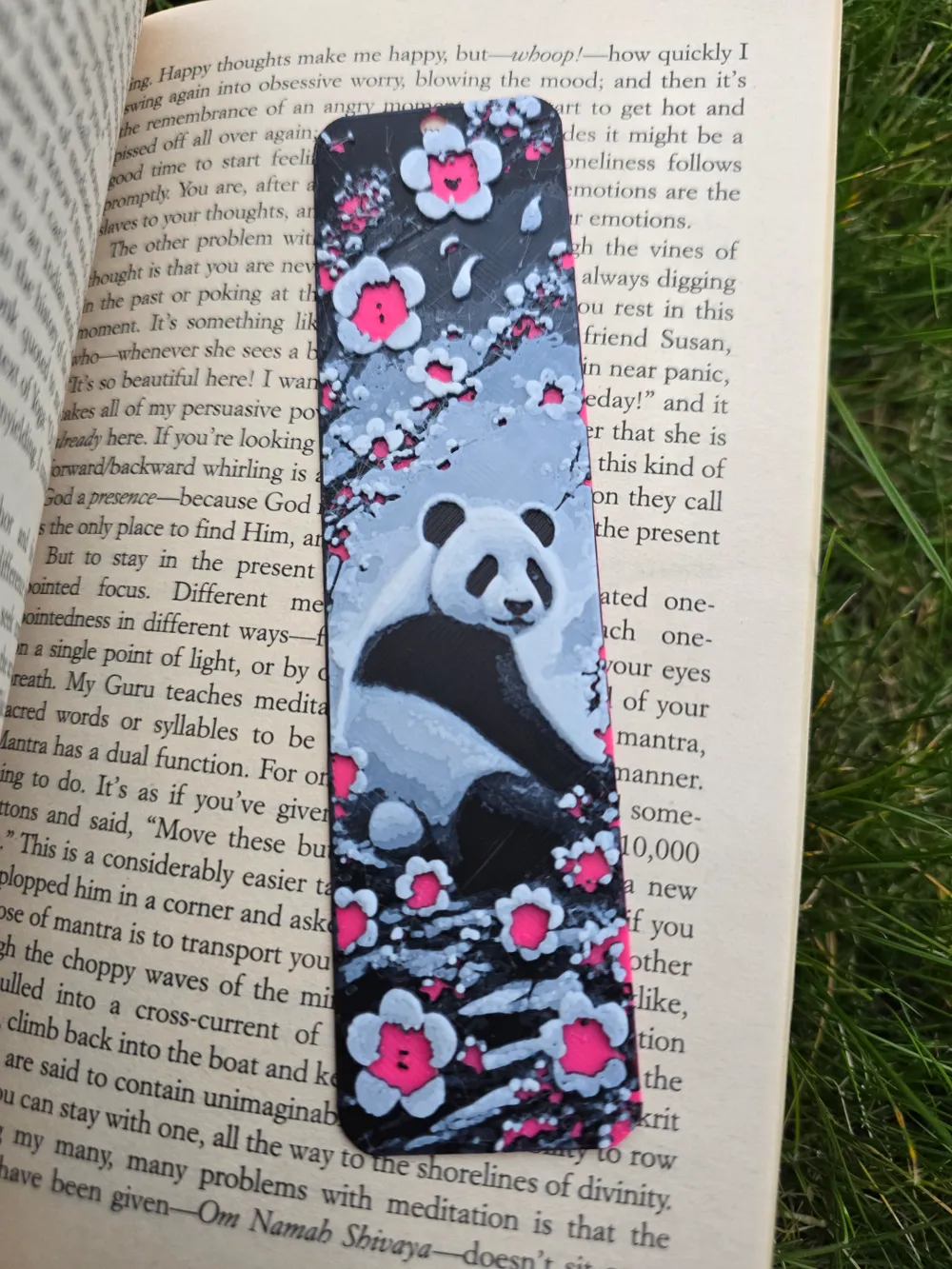 Pink Panda 3D Printed Bookmark by Lilith3dPrint - MakerWorld