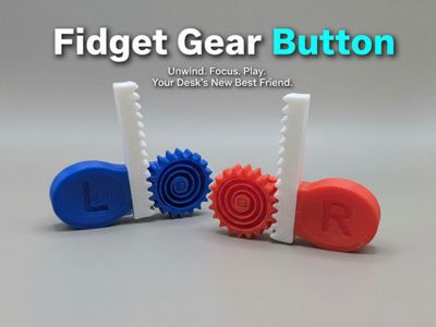 Fidget Gear Button