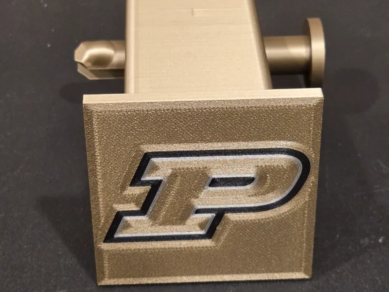Purdue Boilermakers 2" hitch cover