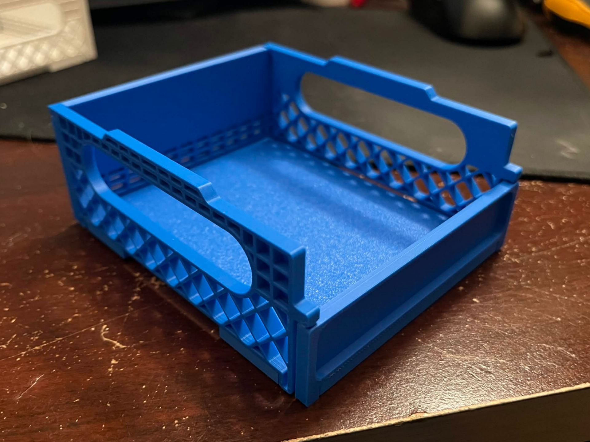 Milk Crate Inspired Organizers - Print-in-Place