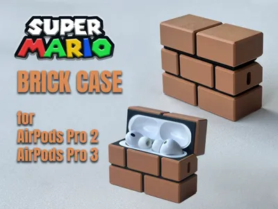 Super Mario Brick Case for AirPods Pro 2 & 3