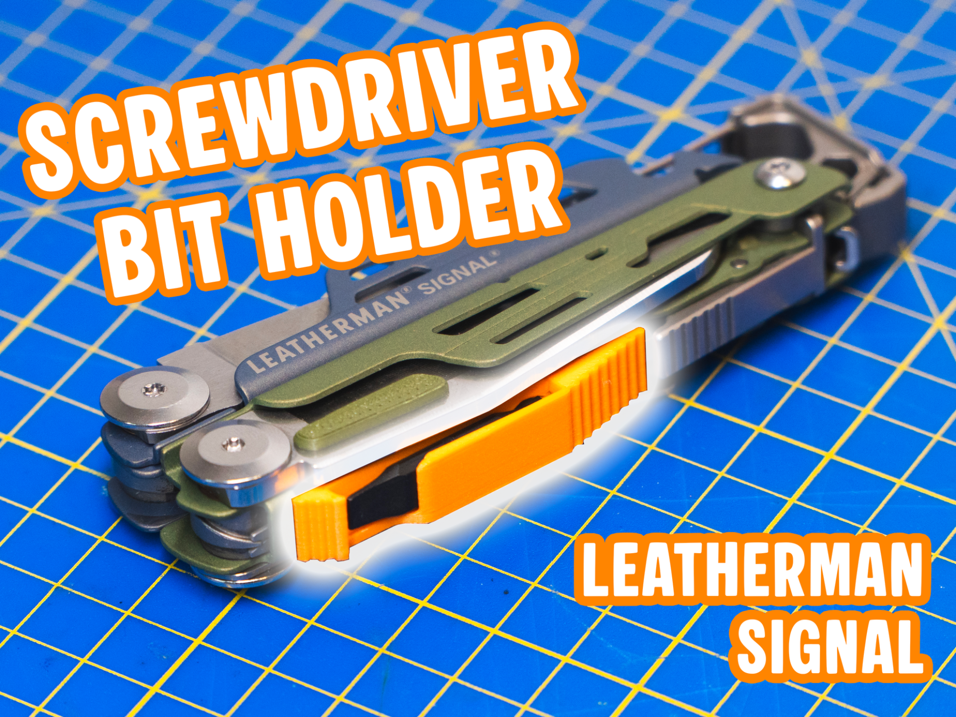 Screwdriver bit holder - Leatherman Signal