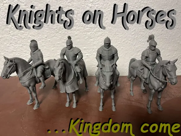 Chevaliers à cheval - Kingdom Come, cheval de guerre
