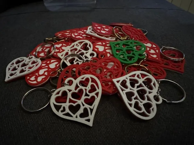Heart Valentine keychain