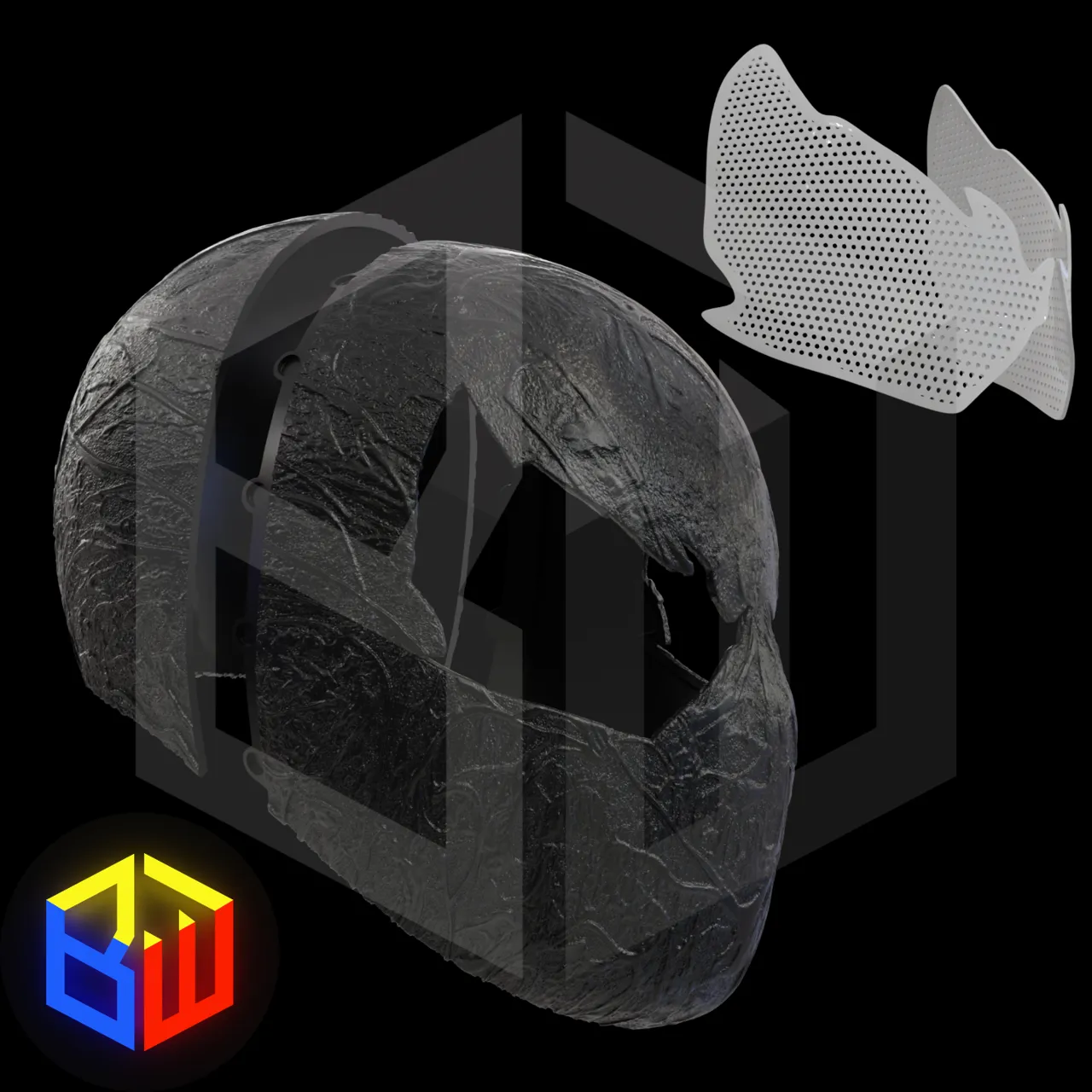 Spider-Man PS5 Symbiote Helmet view 4