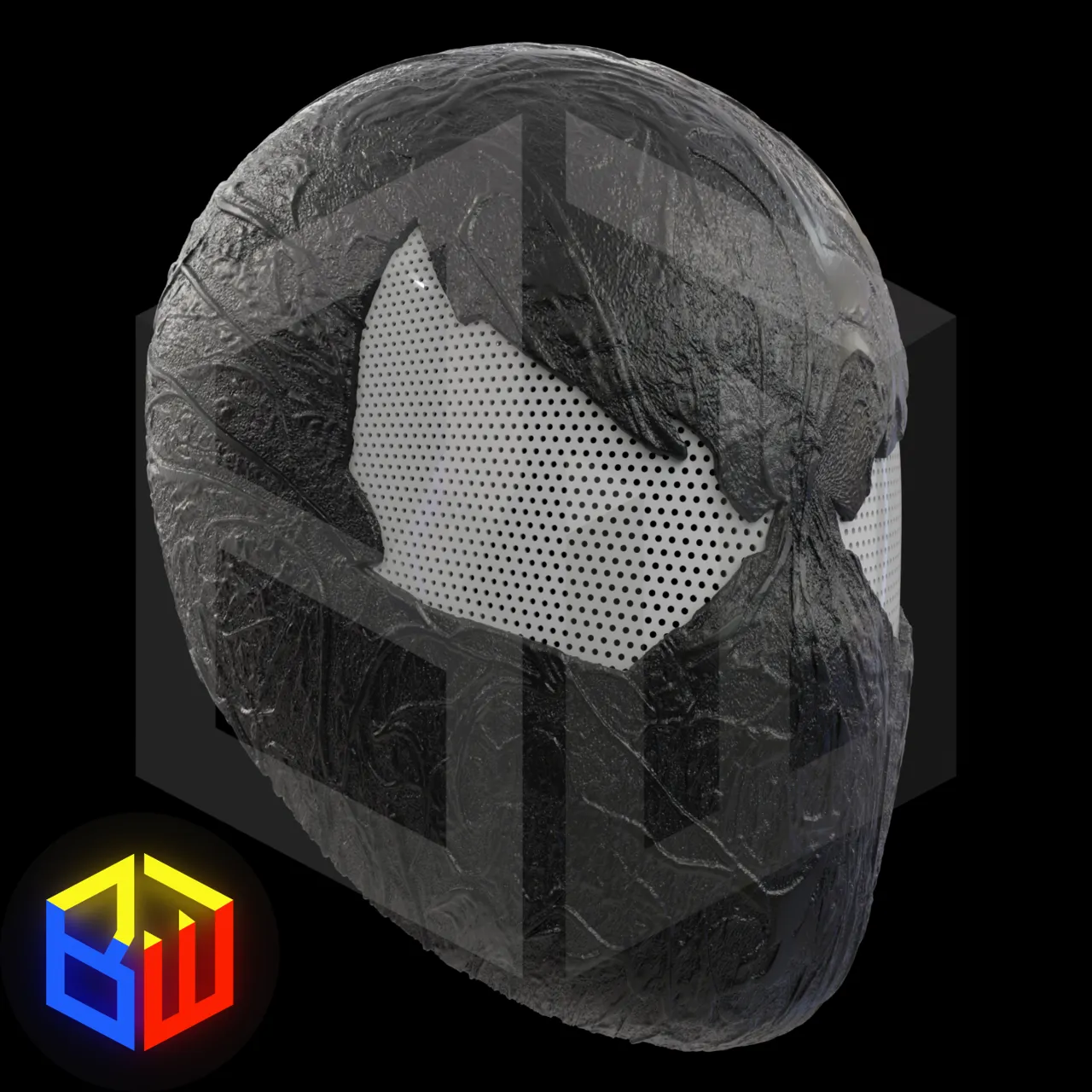 Spider-Man PS5 Symbiote Helmet view 2