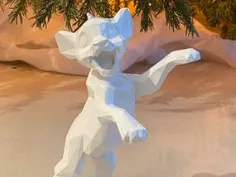 Simba roi lion Poly