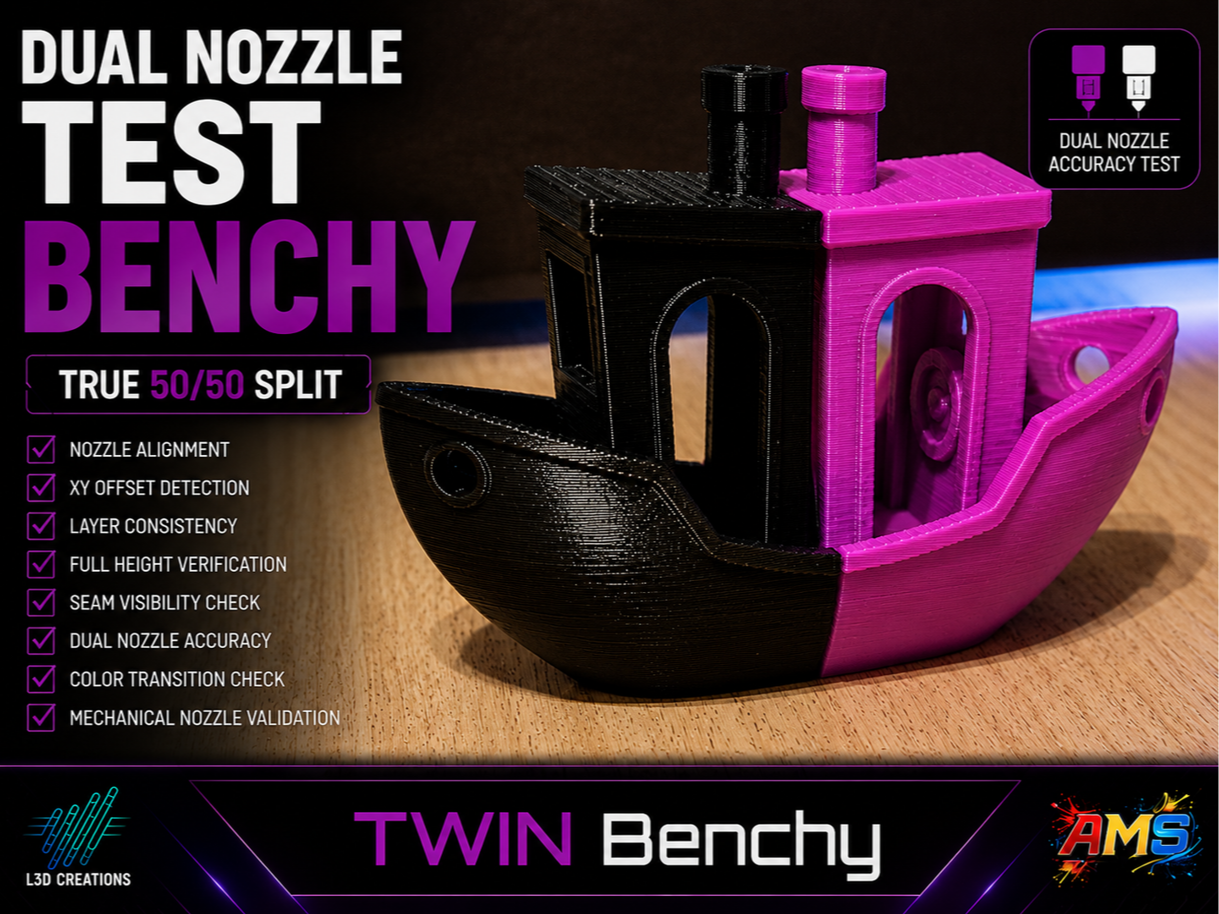 Dual-Nozzle Twin Benchy