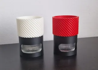 Charming self-watering pot using IKEA FINSMAK tealight holder