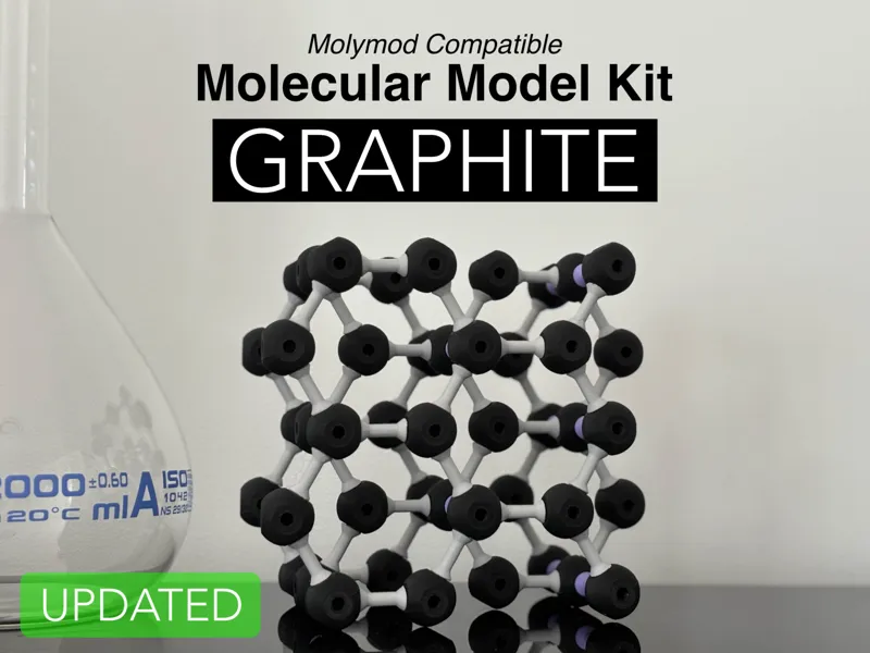 Graphite Molecular Model Kit - Molymod Compatible