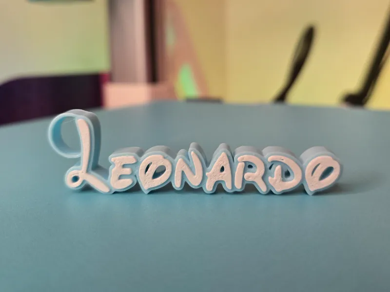 Leonardo portachiavi keychain