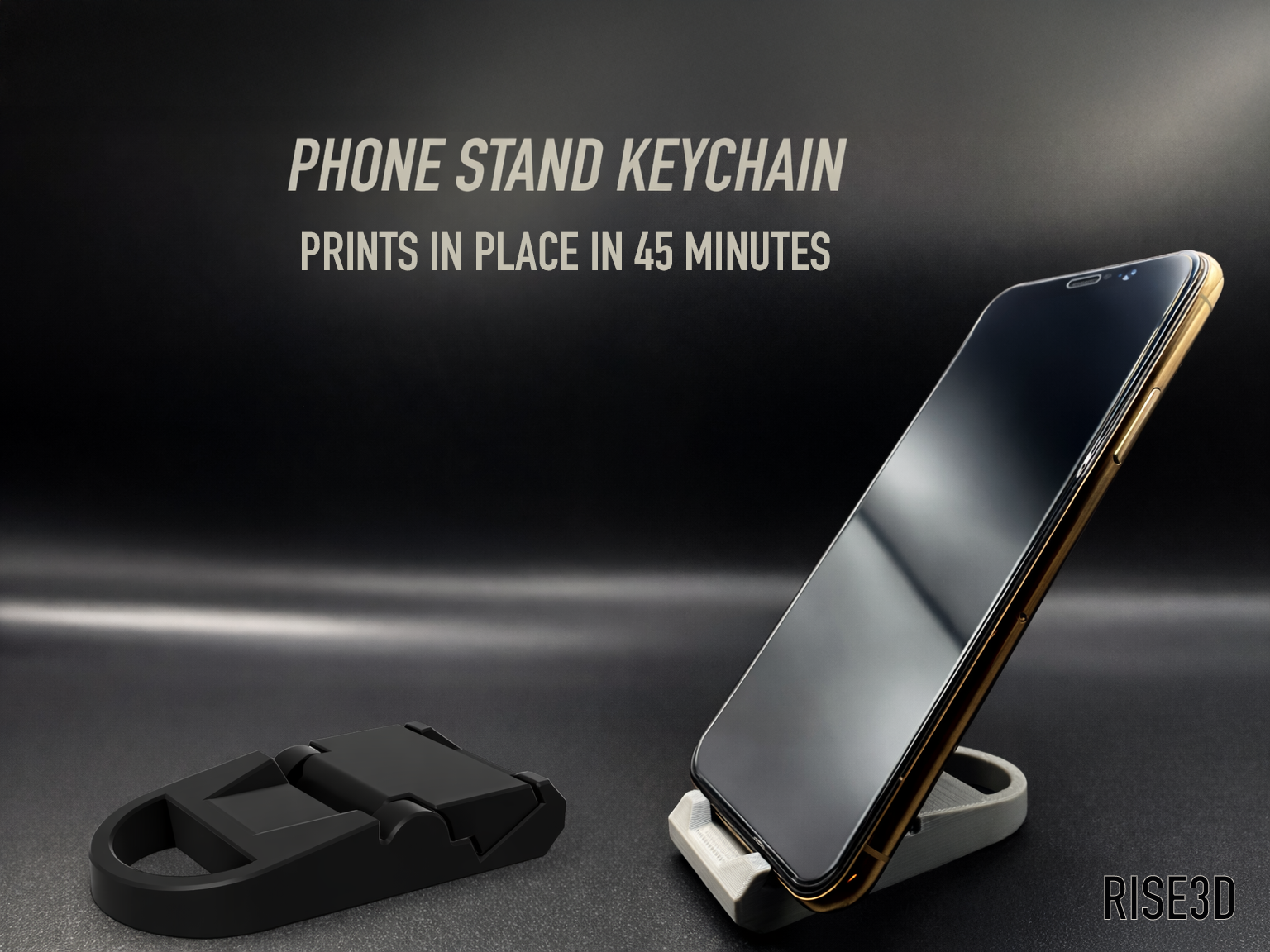 Print in Place (PIP) Phone Stand Keychain