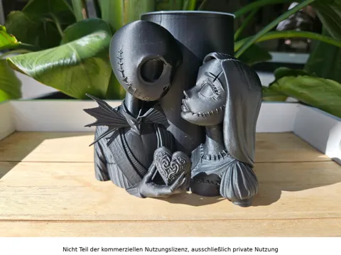 Maceta decorativa: Gothic Love Planter – Nightmare Style — referencia de MakerWorld