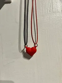 Cœur aimanté porte-clés et pendentif — photo 1