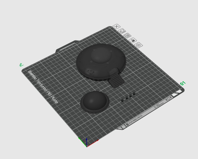 Miniatura 2 do modelo 3D UFO Versteck