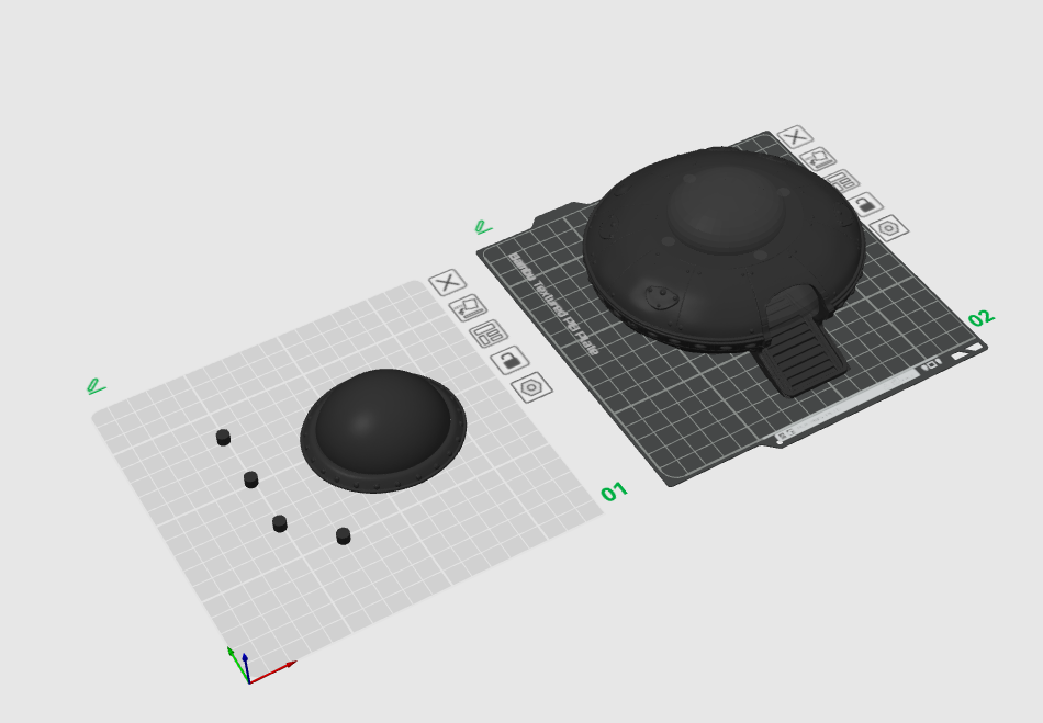 Miniatura 1 do modelo 3D UFO Versteck